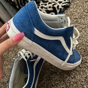Blue velvet vans